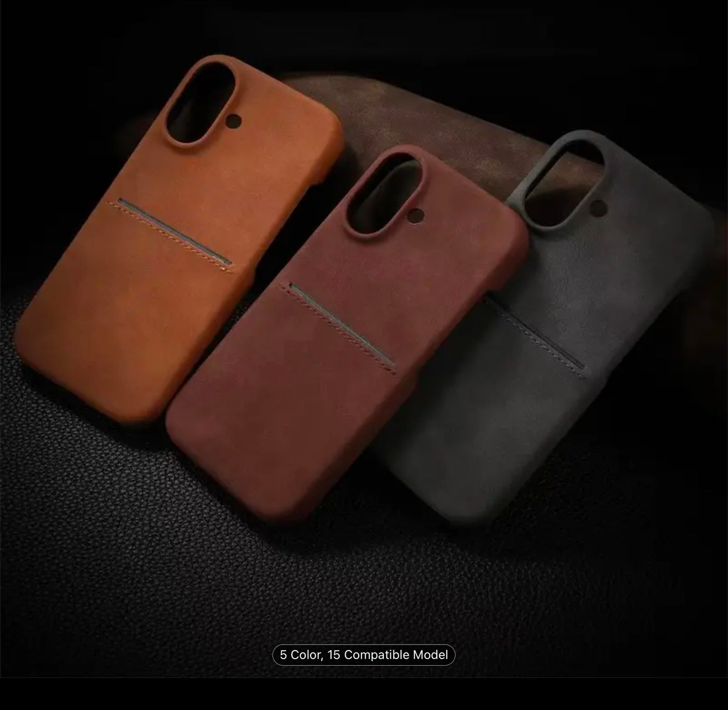 stiped imprerial leather cases for iphone
